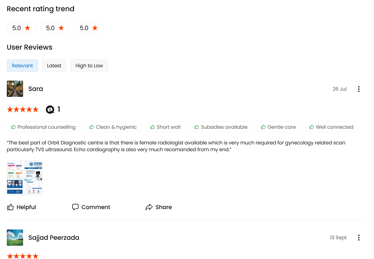 Orbit Review justdial Screenshot 5